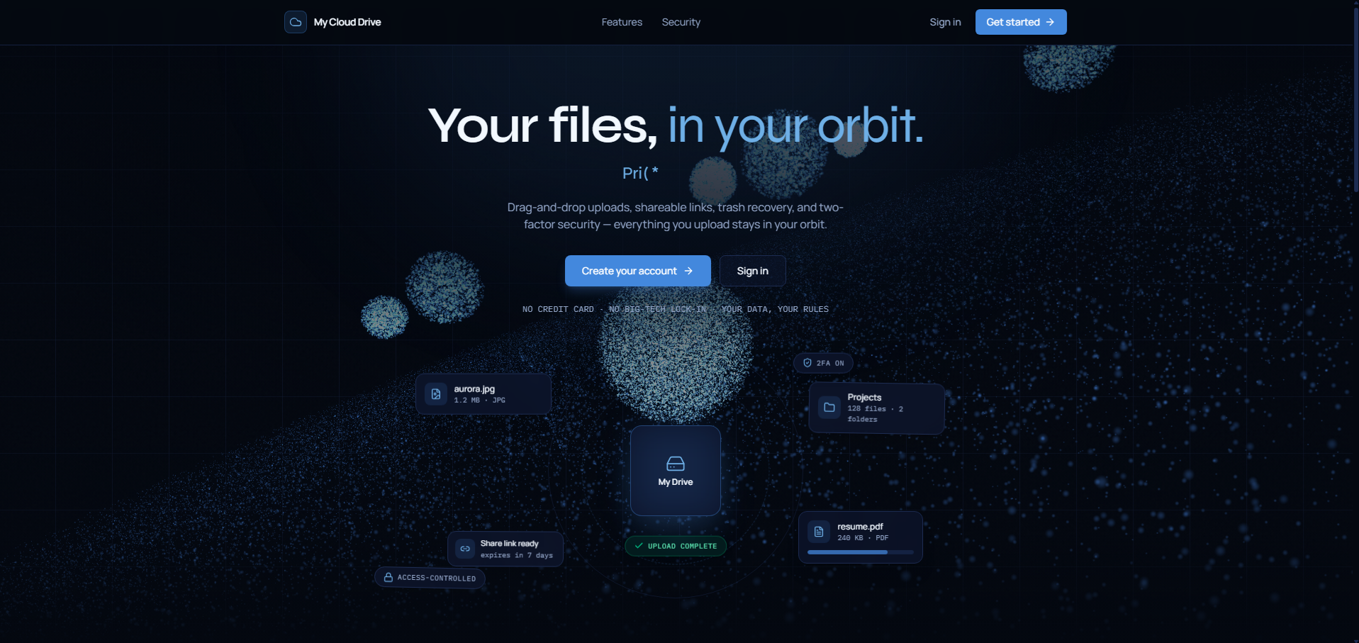 My Cloud Drive screenshot 1
